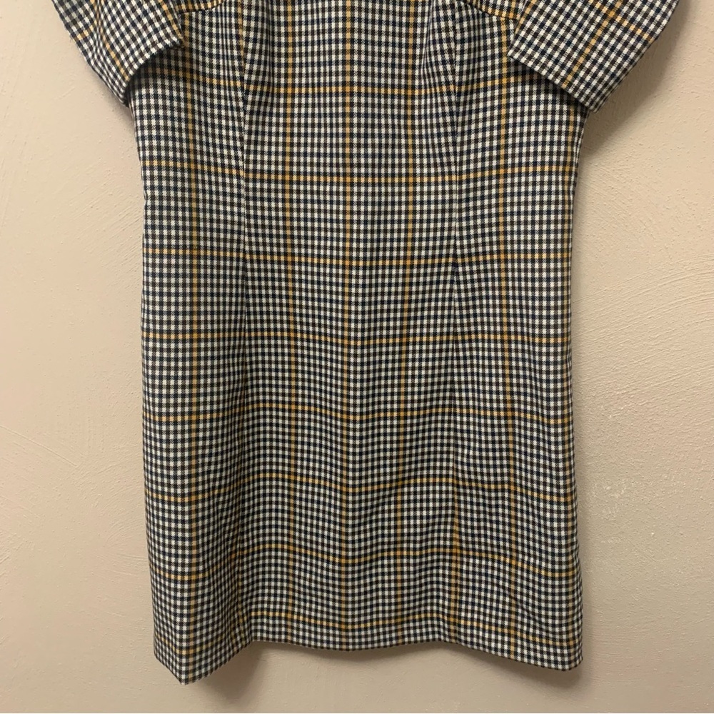 Amanda Uprichard Puff Sleeve Mini Dress in Westwick Plaid Size XS Size P - Picture 6 of 14